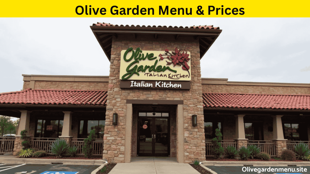 Olive Garden Menu Prices with Dishes on Table