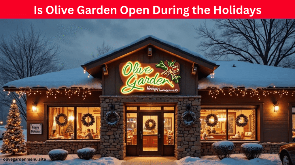 Olive Garden holiday hours 2025 open or closed details