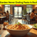 "Olive Garden Never Ending Pasta 2025 promotional table setting"