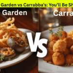Banner image showing Olive Garden and Carrabba’s pasta dishes side by side. Olive Garden food is styled in warm golden tones, while Carrabba’s dishes are shown in dramatic lighting. Centered text reads “Olive Garden vs Carrabba’s” with a fork and knife icon behind it. Italian flag colors fade subtly on the sides.