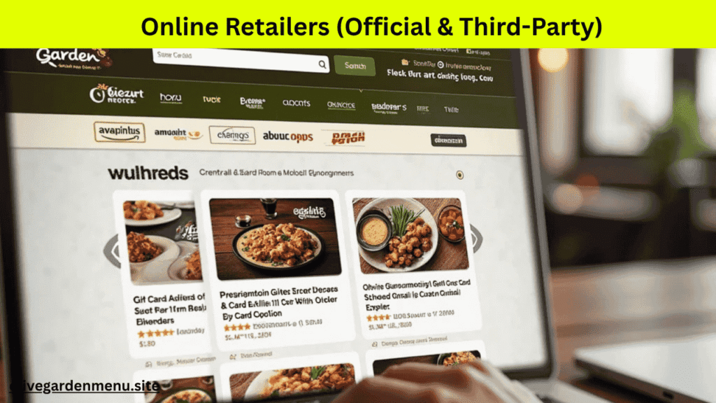 Olive Garden official website and third-party gift card retailers.