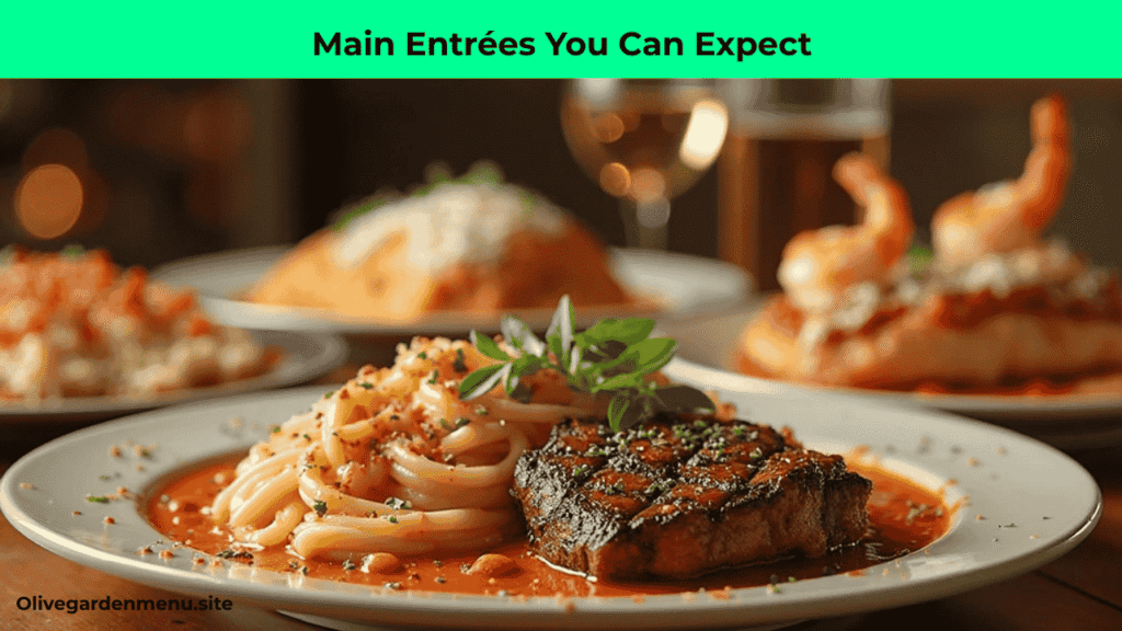 Olive Garden Father’s Day entrée selection.