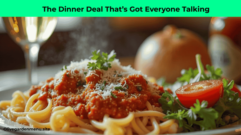 "Trending Olive Garden Specials Today – 2 for $25 dinner with pasta, salad, and drinks."