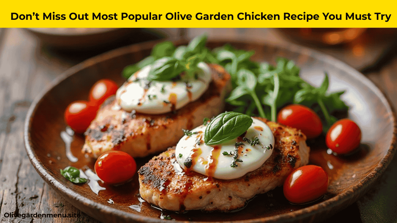 Top Best Olive Garden Grilled Chicken Margherita Recipe 2025