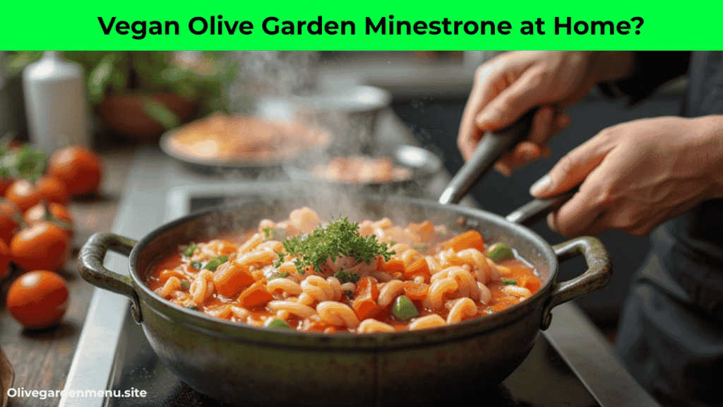 Vegan Olive Garden Minestrone Soup recipe going viral in 2025.