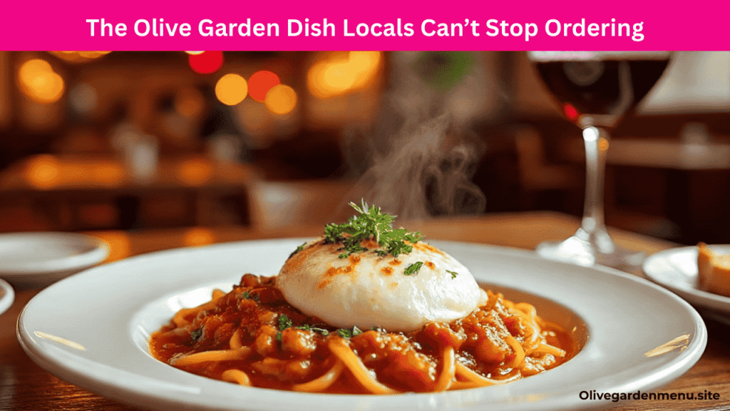 "Most popular Olive Garden Dish loved by locals, beautifully plated with fresh herbs and rich Italian flavors"
