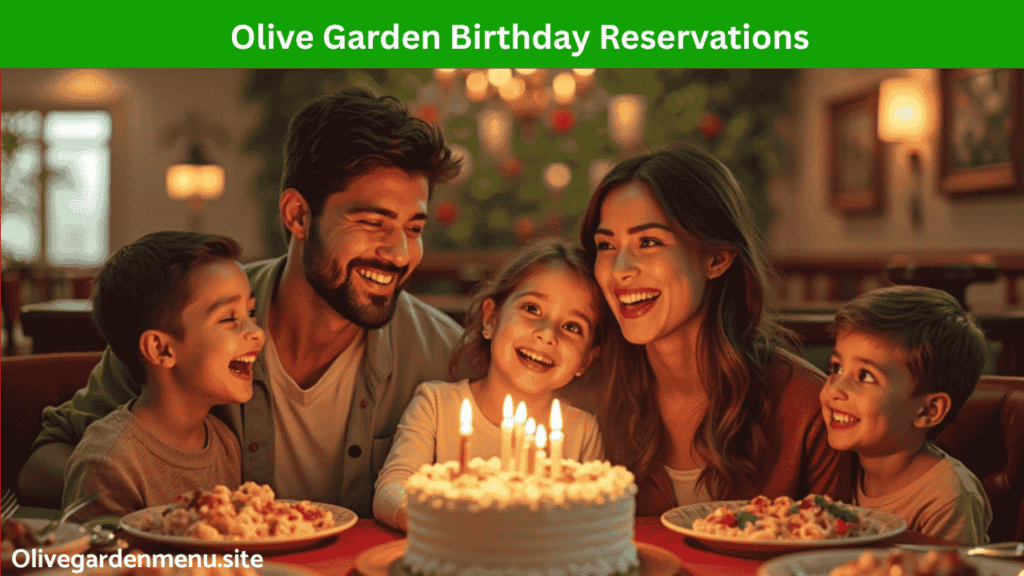 Birthday celebration at Olive Garden with family and friends