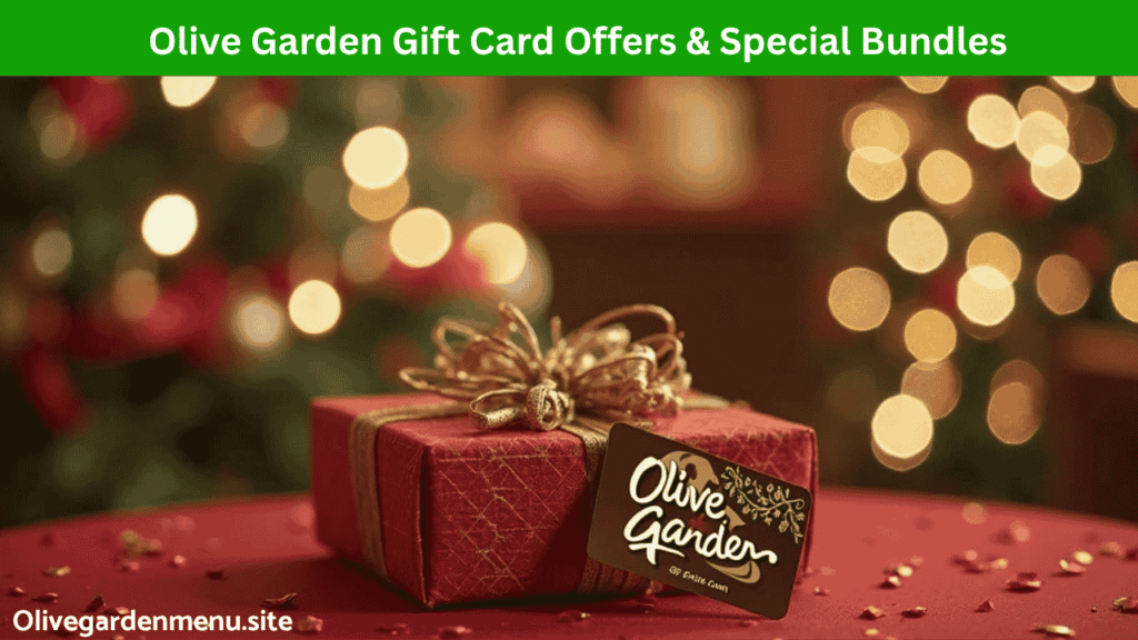 Olive Garden gift card bundle with $10 bonus offer