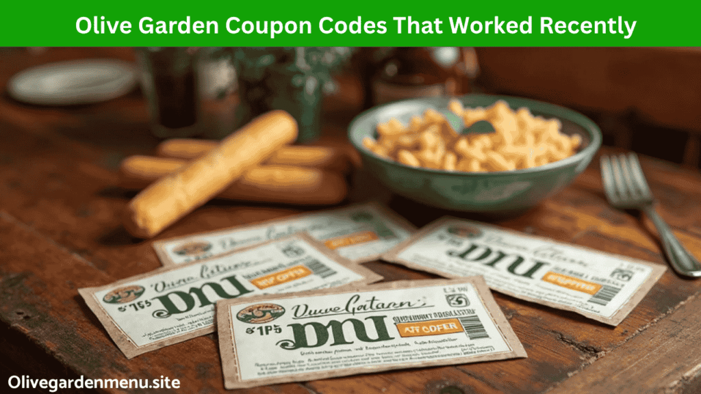 Olive Garden Coupon Codes That Worked Recently