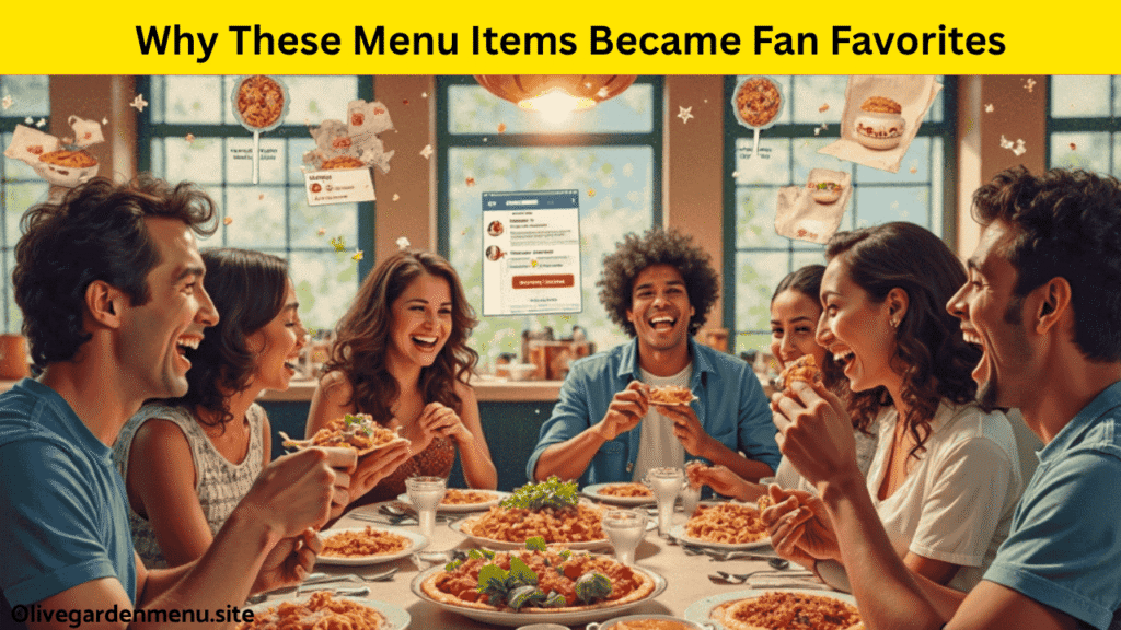 Social media buzz and customer demand driving Olive Garden Fan Favorites Menu