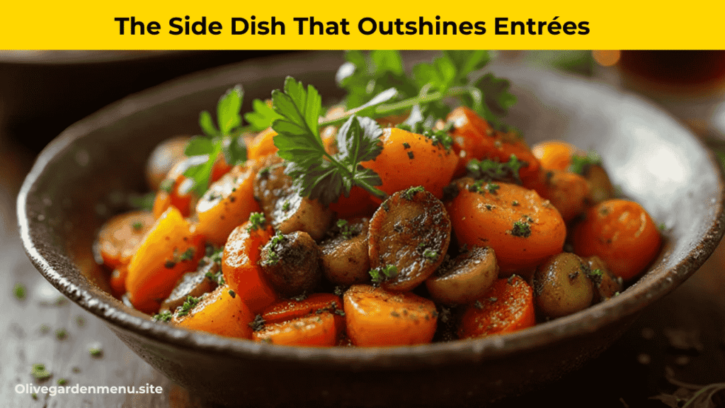 Olive Garden Side Dish with roasted vegetables that outshines entrées in flavor and presentation.