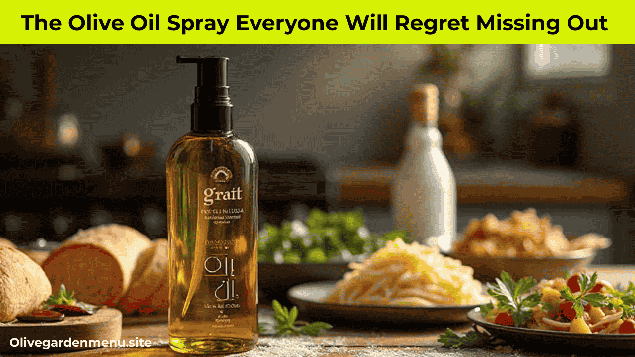 The Olive Oil Spray Everyone Will Regret Missing Out 2025