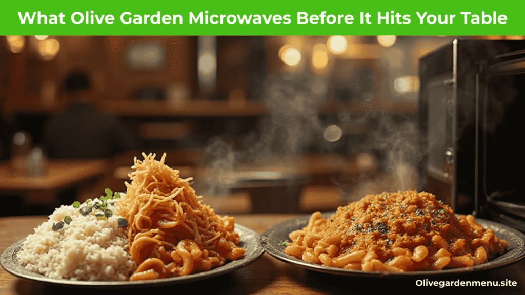 Olive Garden Microwaves Soups and Appetizers Comparison