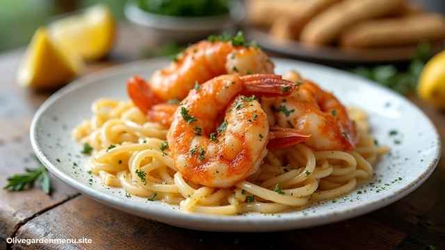 Olive Garden Menu Shrimp Scampi Classic Entrée
