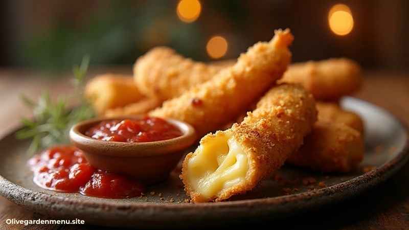 Olive Garden Menu Fried Mozzarella Cheese Appetizer