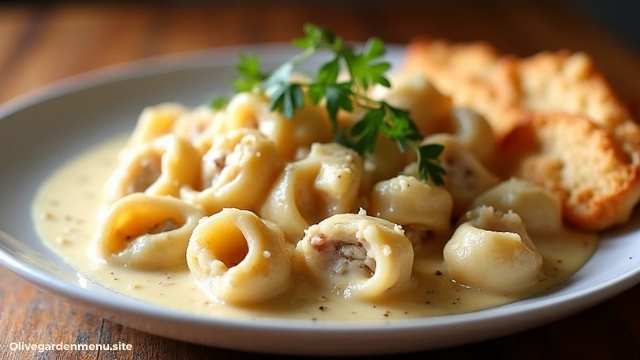 Olive Garden Menu Chicken Tortelloni Alfredo Family-Style