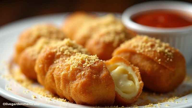 Olive Garden Menu Stuffed Ziti Fritta Pasta Appetizer
