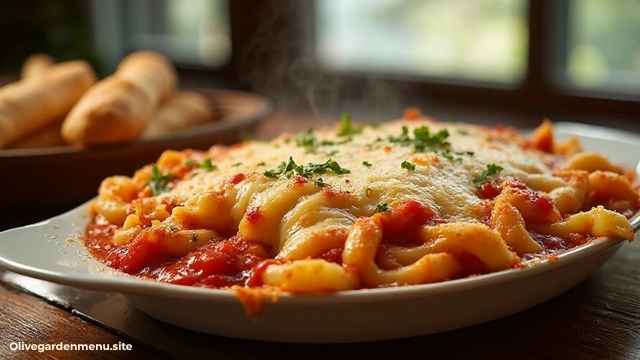 Olive Garden Menu Five Cheese Ziti al Forno Family-Style
