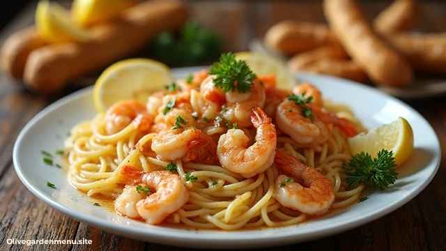 Olive Garden Menu Shrimp Scampi Family-Style