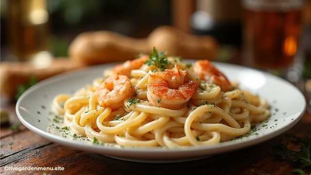 Olive Garden Menu Shrimp Alfredo Family-Style