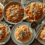 Olive Garden’s top pasta choices served on a rustic table with fresh herbs and parmesan