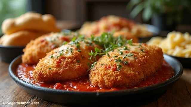 Olive Garden Menu Chicken Parmigiana Family-Style