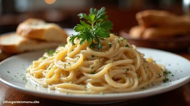 Olive Garden Menu Fettuccine Alfredo Vegetarian
