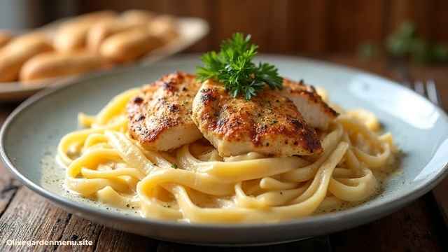 Olive Garden Menu Chicken Alfredo Classic Entrée