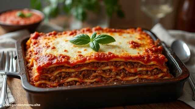 Olive Garden Menu Lasagna Classico Garfield’s Favorites
