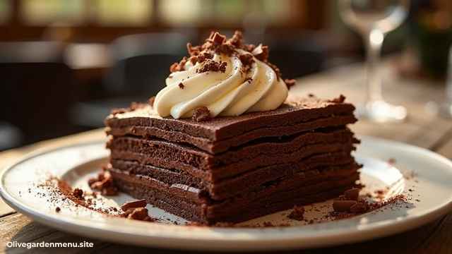 Olive Garden Menu Chocolate Lasagna Garfield’s Favorites