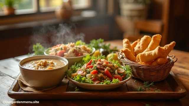 Olive Garden Menu Weekday Lunch Special Soup Salad Breadsticks