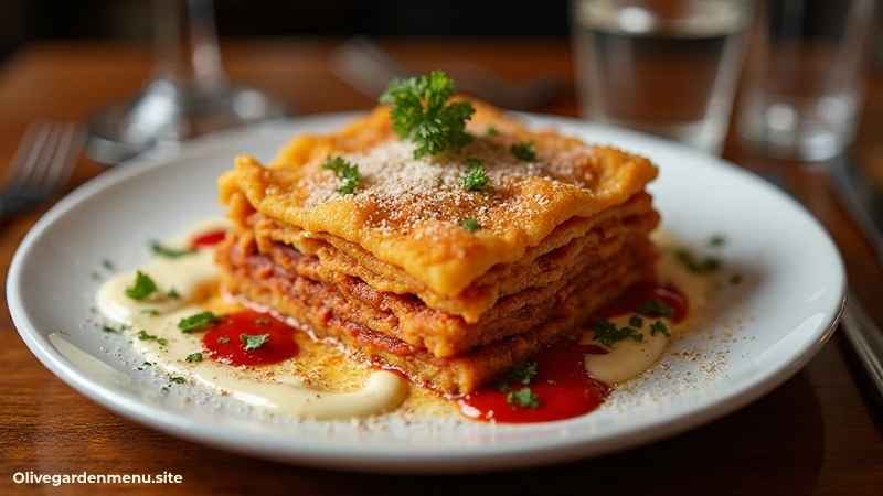 Olive Garden Menu Lasagna Fritta Appetizer