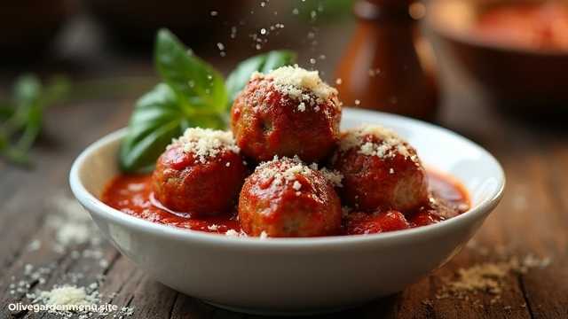 Olive Garden Menu Side of Meatballs