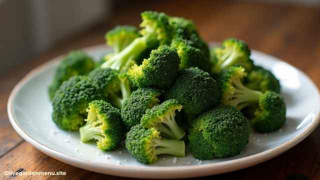 Olive Garden Menu Side of Broccoli Vegetarian