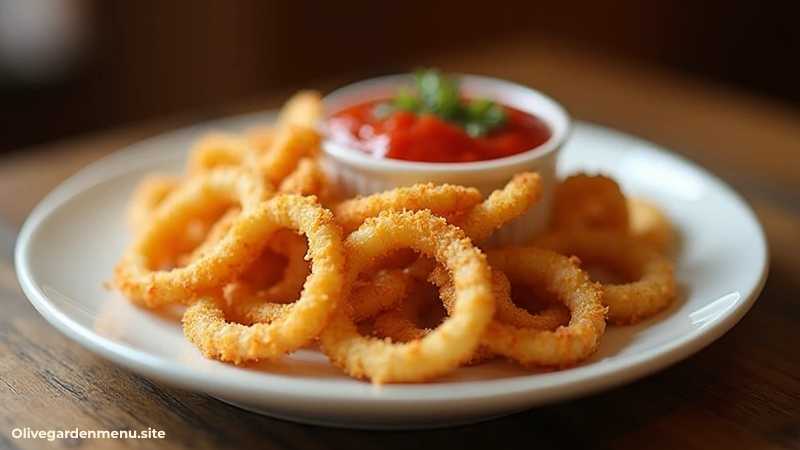 Olive Garden Menu Calamari Appetizer with Marinara Sauce